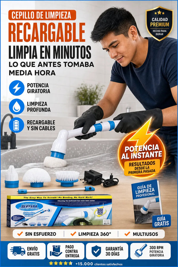 Cepillo De Limpieza Recargable